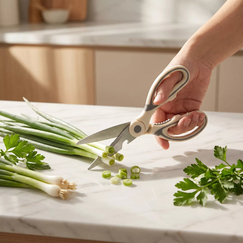 مقص مطبخ متعدد الاستخدامات AITOS مع غطاء أمان