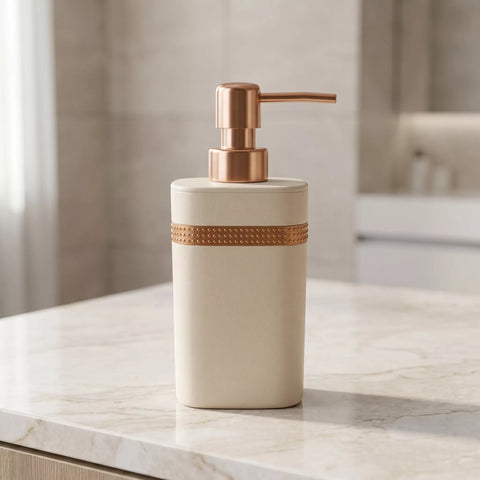 Luxury Soap Dispenser with Gold Pump – 3 Color Variants