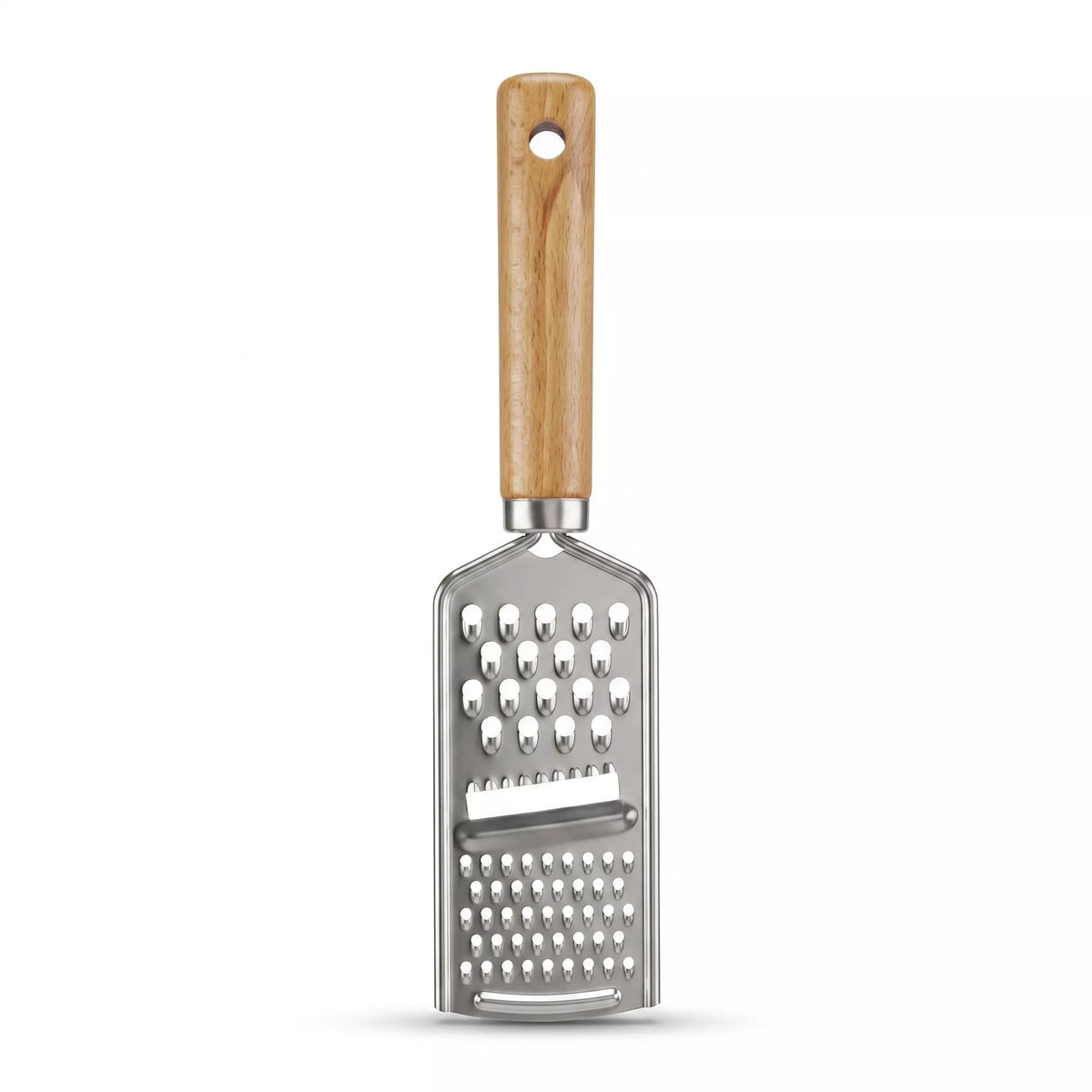 Stainless Steel Hand Grater with Wooden Handle