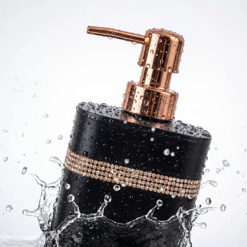 Luxury Soap Dispenser with Gold Pump – 3 Color Variants