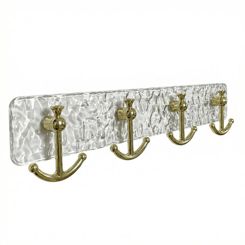 Wall Hook Rack – 4 Double Hooks