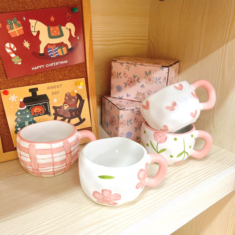 Ceramic Mug with Assorted Cute Designs – 300 ml Capacity