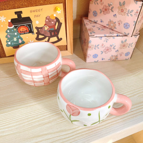 Ceramic Mug with Assorted Cute Designs – 300 ml Capacity