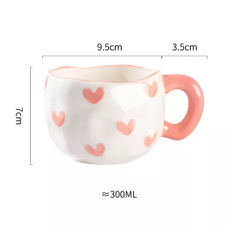 Ceramic Mug with Assorted Cute Designs – 300 ml Capacity