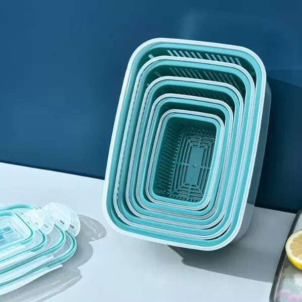 علب تنظيم الثلاجة بتصميم أنيق وعملي – Stylish and Functional Fridge Storage Set