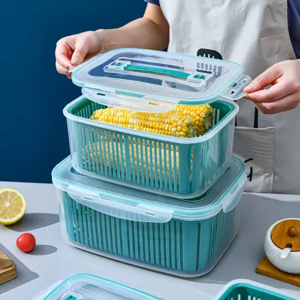 طقم 5 علب لتخزين الطعام والحفاظ على النظافة والنظام – 5-Piece Food Storage Containers for Hygiene and Order
