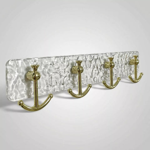 Wall Hook Rack – 4 Double Hooks
