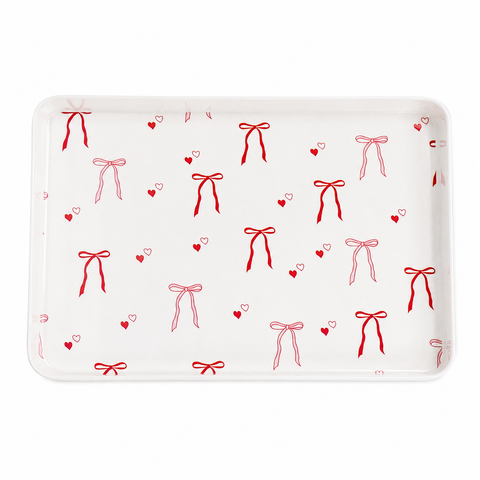 Romantic Melamine Serving Tray Set – 8 Pieces