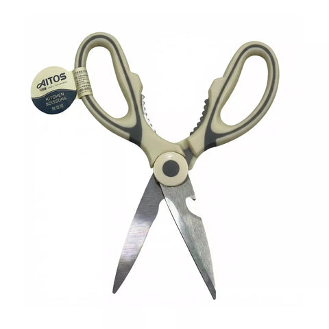 تصميم مقبض مقص AITOS مريح لليد – AITOS ergonomic handle grip kitchen scissors