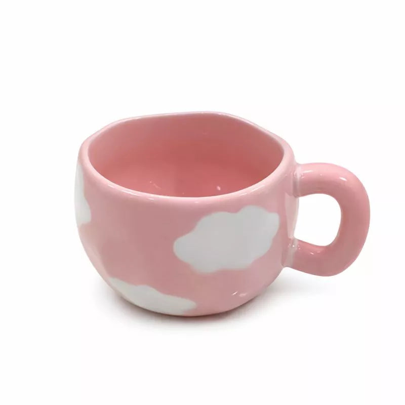 مج سيراميك تصميم سحابة أزرق – Ceramic mug blue cloud design