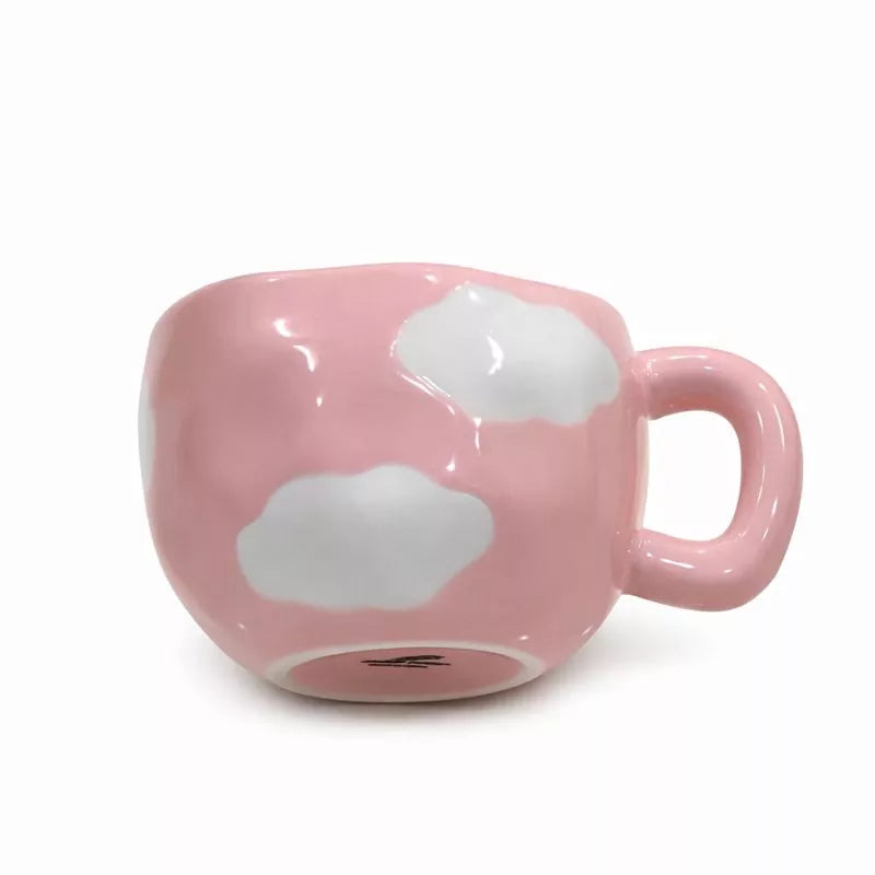 مج سيراميك سحابة أزرق مع مقبض – Ceramic mug blue cloud with handle