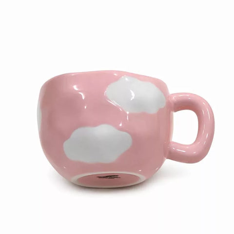 مج سيراميك سحابة أزرق مع مقبض – Ceramic mug blue cloud with handle