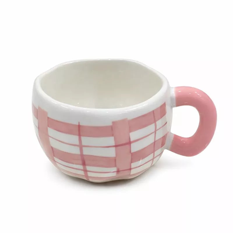 مج سيراميك تصميم سحابة وردي – Ceramic mug pink cloud design