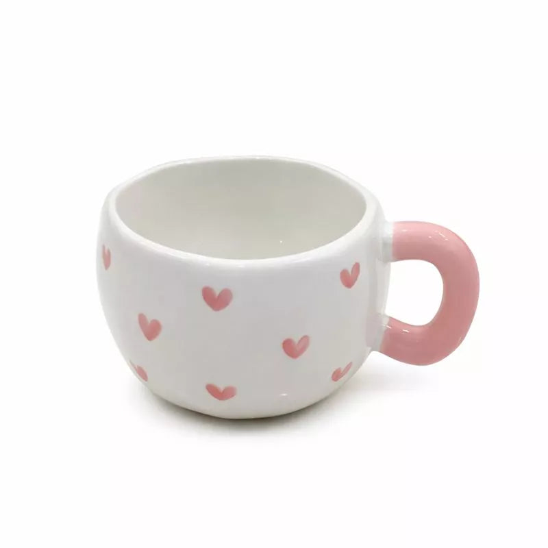 مج سيراميك قلوب صغيرة – Ceramic mug mini hearts design