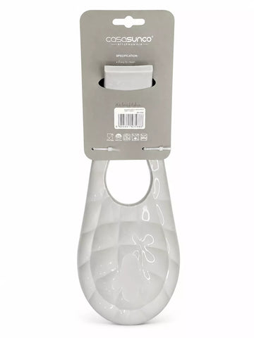 Front view of ceramic spoon rest