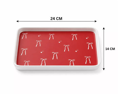 Romantic Melamine Serving Tray Set – 8 Pieces