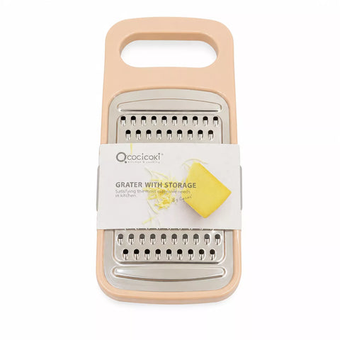 QCOCICOKI Grater with Storage Container