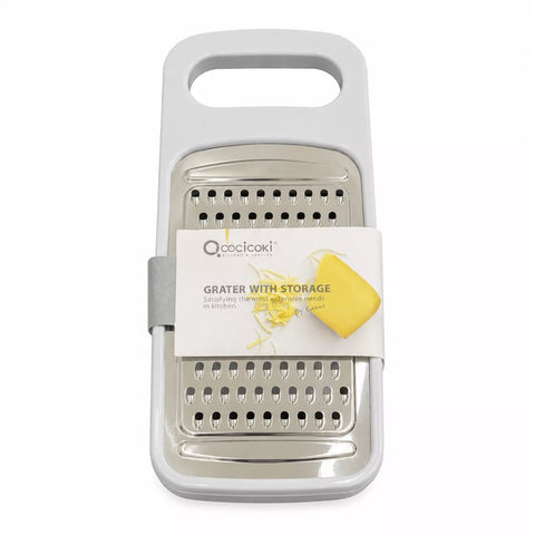 QCOCICOKI Grater with Storage Container