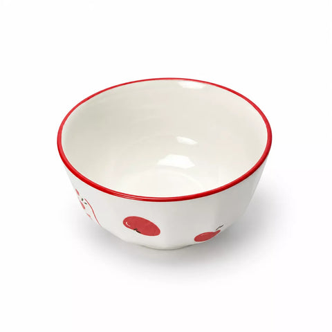 Apple Pattern Ceramic Bowl