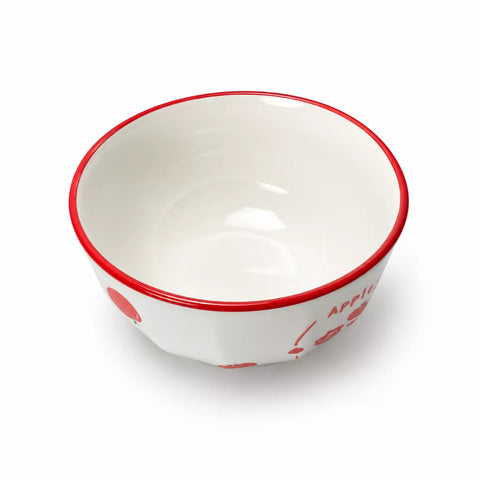 Apple Pattern Ceramic Bowl