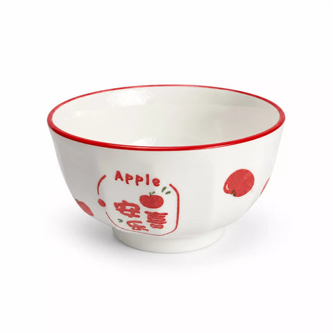 Apple Pattern Ceramic Bowl