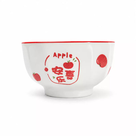 Apple Pattern Ceramic Bowl
