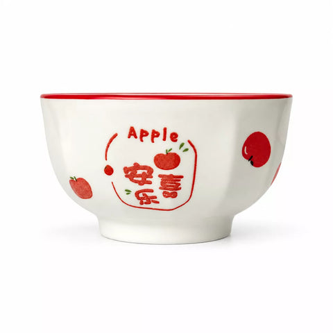 Apple Pattern Ceramic Bowl