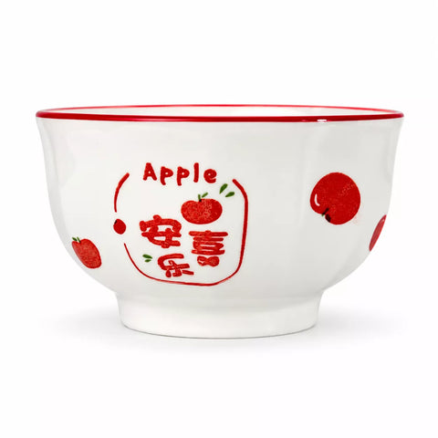 Apple Pattern Ceramic Bowl