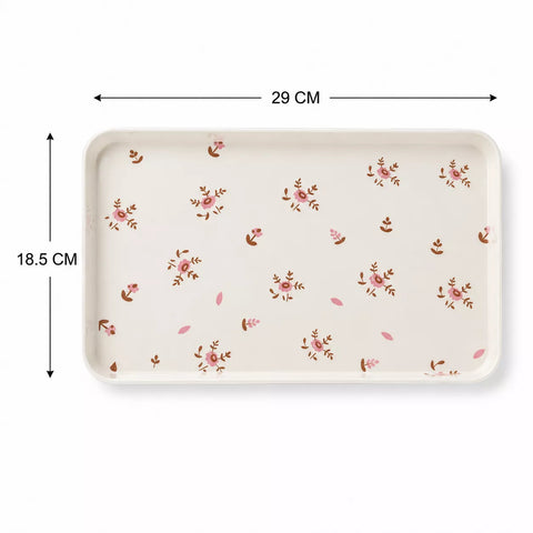 A rectangular tray with rounded corners, shown from above on a white background with dimension lines indicating 29 cm width and 18.5 cm height.