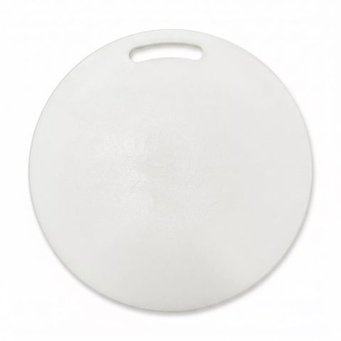 Round White Cutting Board – 35 cm Multipurpose Design