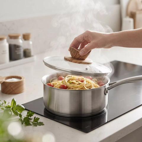 Wood-Look Replacement Pot Lid Handle