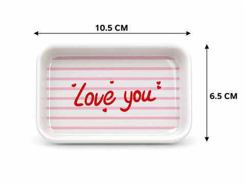 Romantic Melamine Serving Tray Set – 8 Pieces