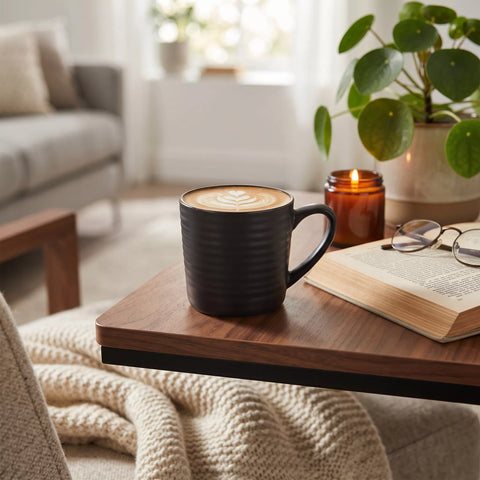 Black Ceramic Mug