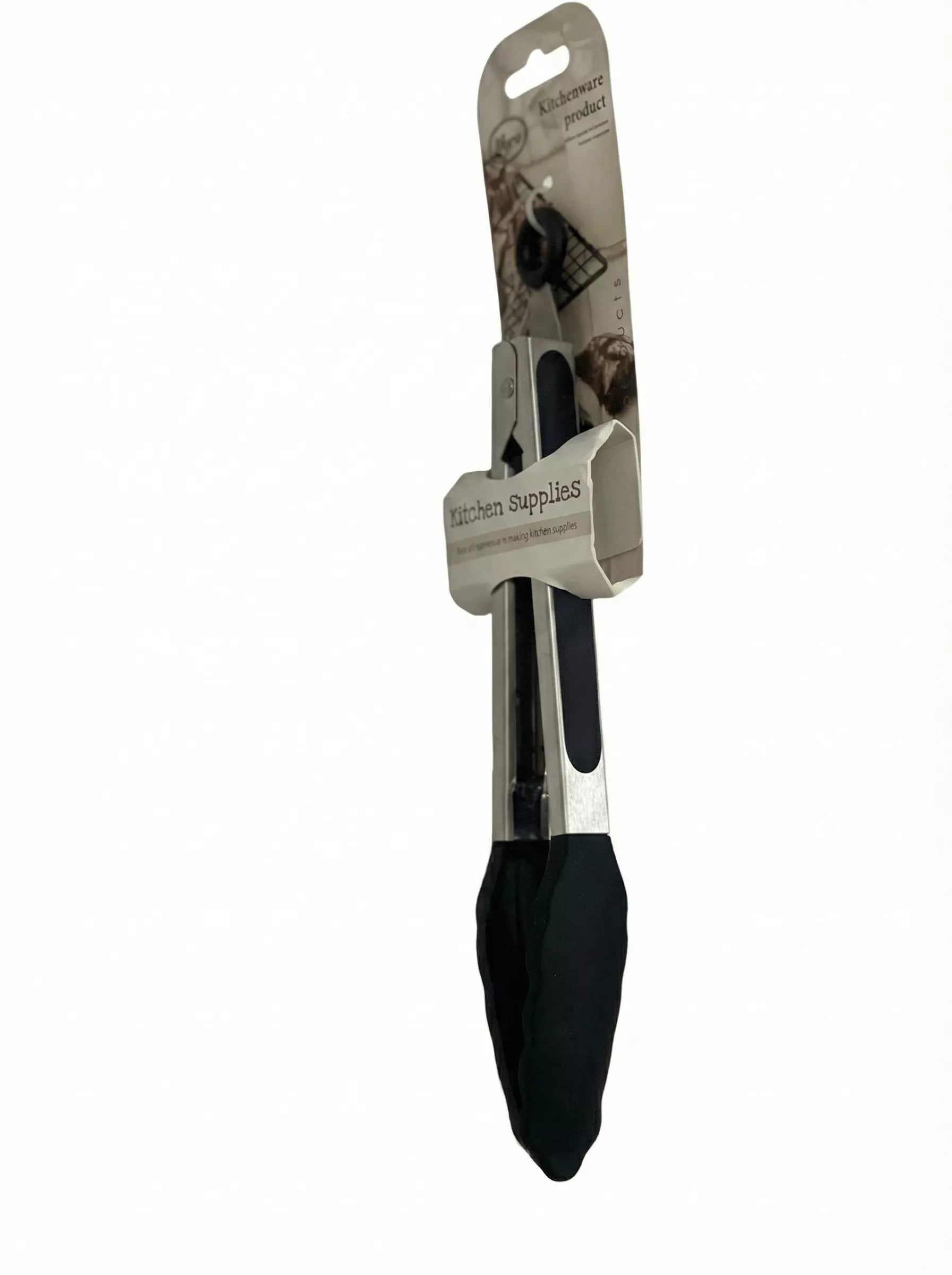 مساكة مطبخ استانلس ستيل مقاومة للحرارة وآمنة للتيفال – Heat-Resistant Stainless Steel Tongs Safe for Non-Stick Pans