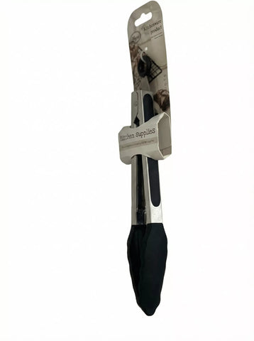 مساكة مطبخ استانلس ستيل مقاومة للحرارة وآمنة للتيفال – Heat-Resistant Stainless Steel Tongs Safe for Non-Stick Pans