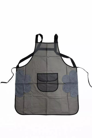 مريلة مطبخ مبطنة بتصميم جانبي واقٍ مع جيب أمامي – Padded kitchen apron with side protection and front pocket by ILVIA
