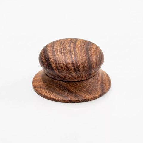 Round Pot Lid Handle – Wood Finish