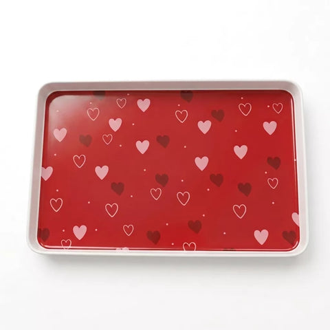 Romantic Melamine Serving Tray Set – 8 Pieces