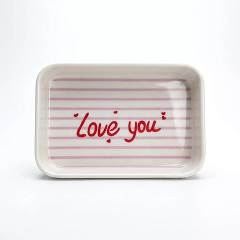 Romantic Melamine Serving Tray Set – 8 Pieces