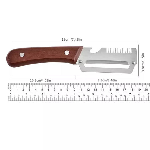 Multi-Function Fruit & Vegetable Peeler with Julienne Cutter & Bottle Opener