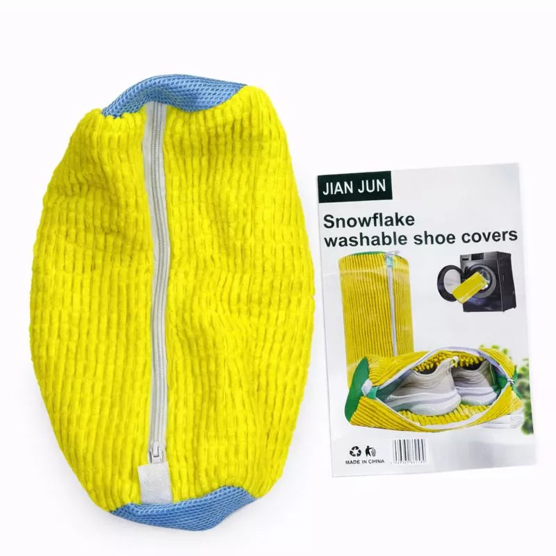 snowflake-microfiber-shoe-bag-texture