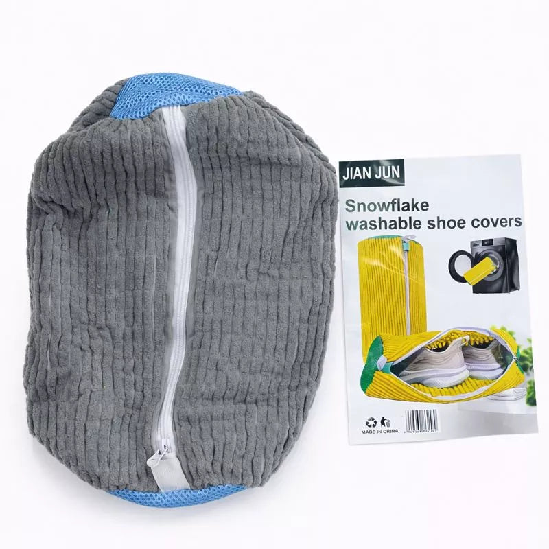 كيس غسيل الأحذية مع العبوة الأصلية – Snowflake shoe washing bag with original packaging